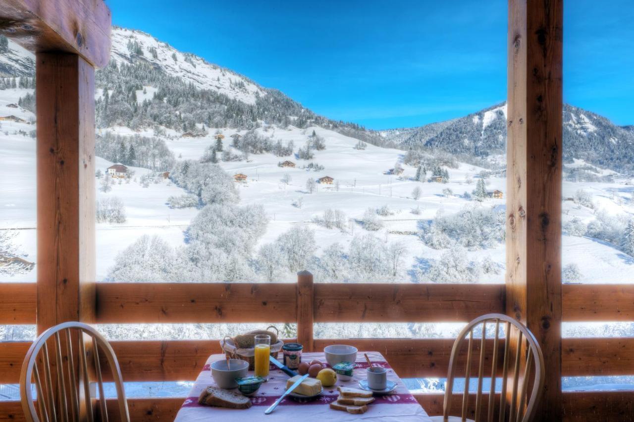 Residence Nemea Les Chalets Des Evettes Flumet Eksteriør bilde